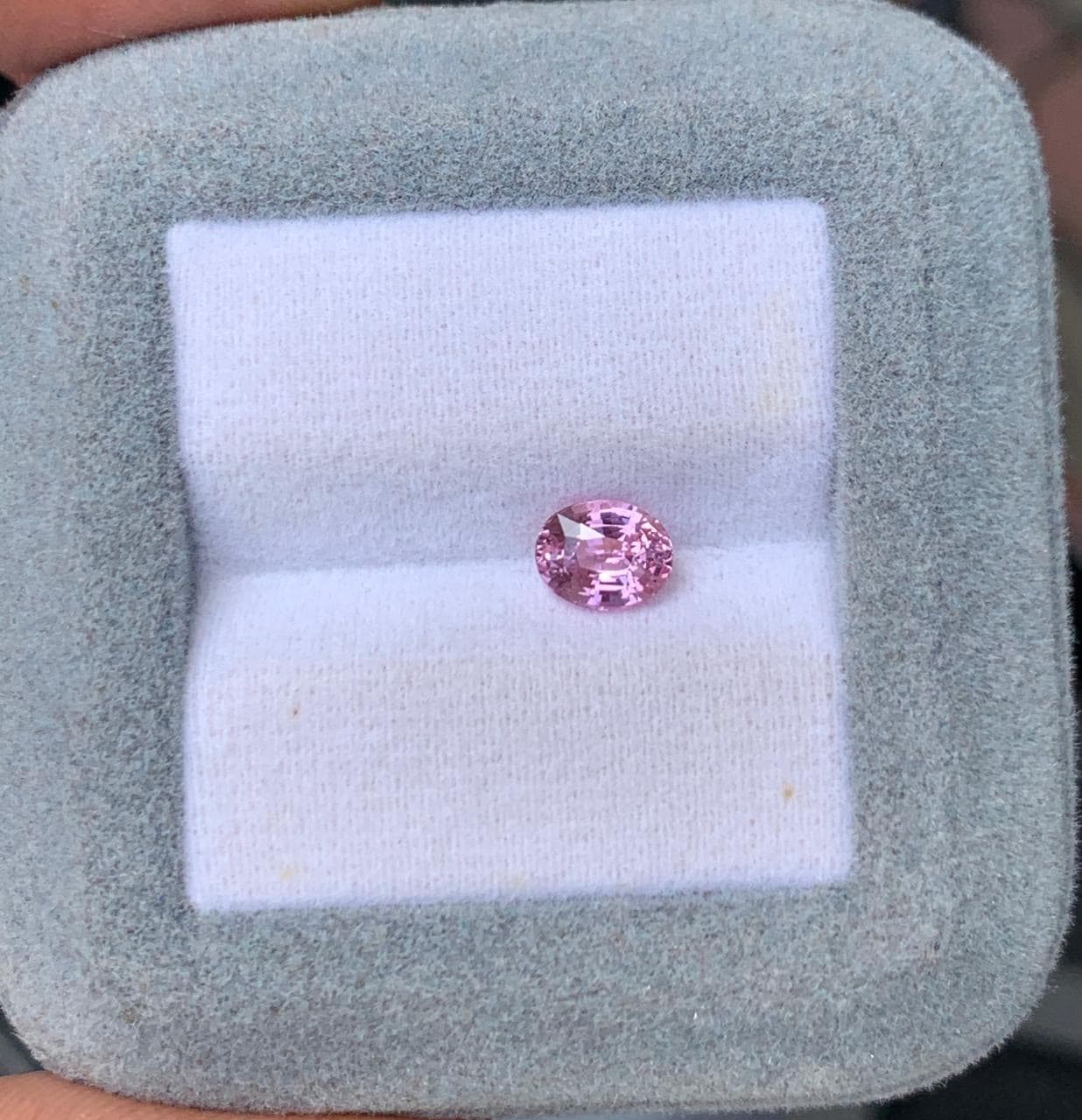 Saphir Rose Ovale de 1,03ct image 2