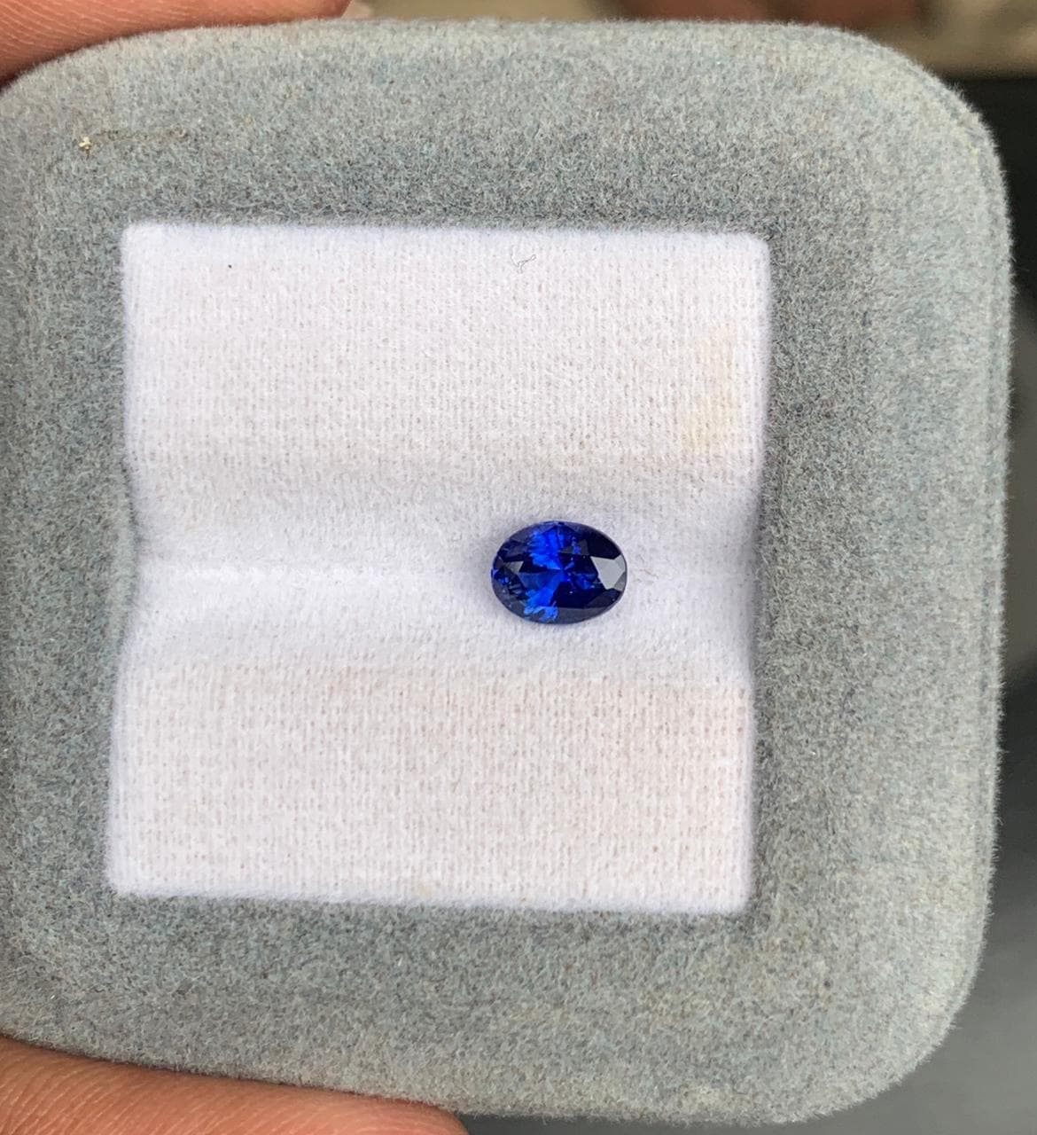 Saphir Bleu Ovale de 1,01ct image 2