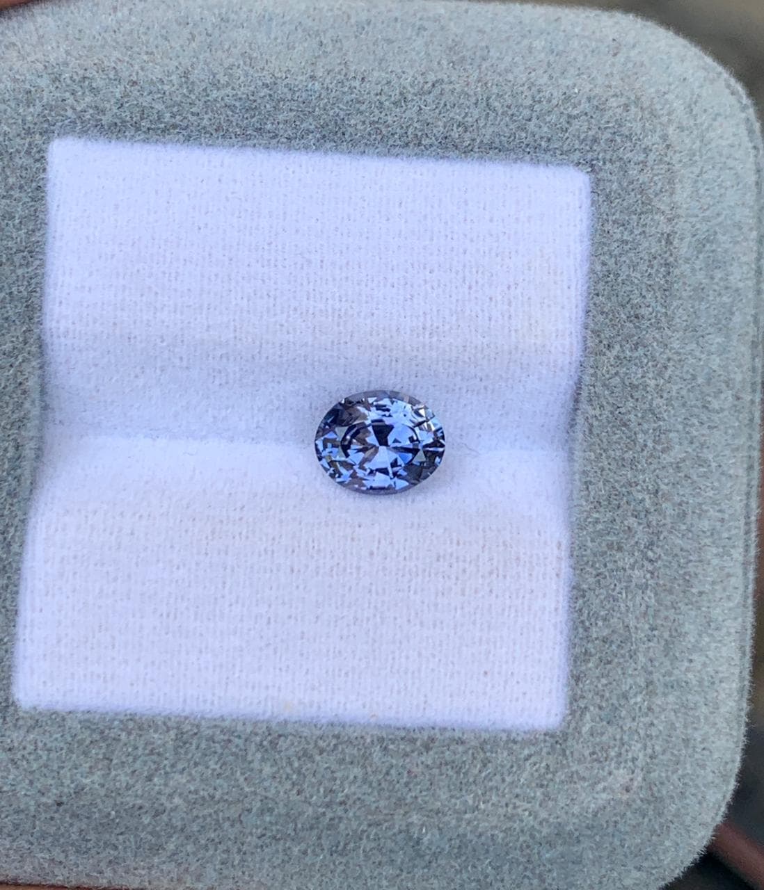 Saphir Bleu Ovale de 1,36ct image 2