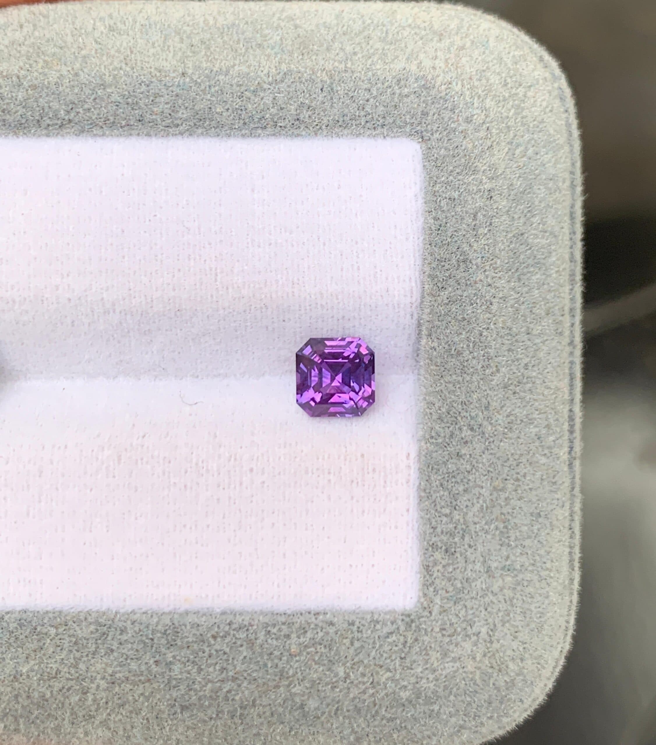 Saphir Violet Rectangle de 1,07ct image 2