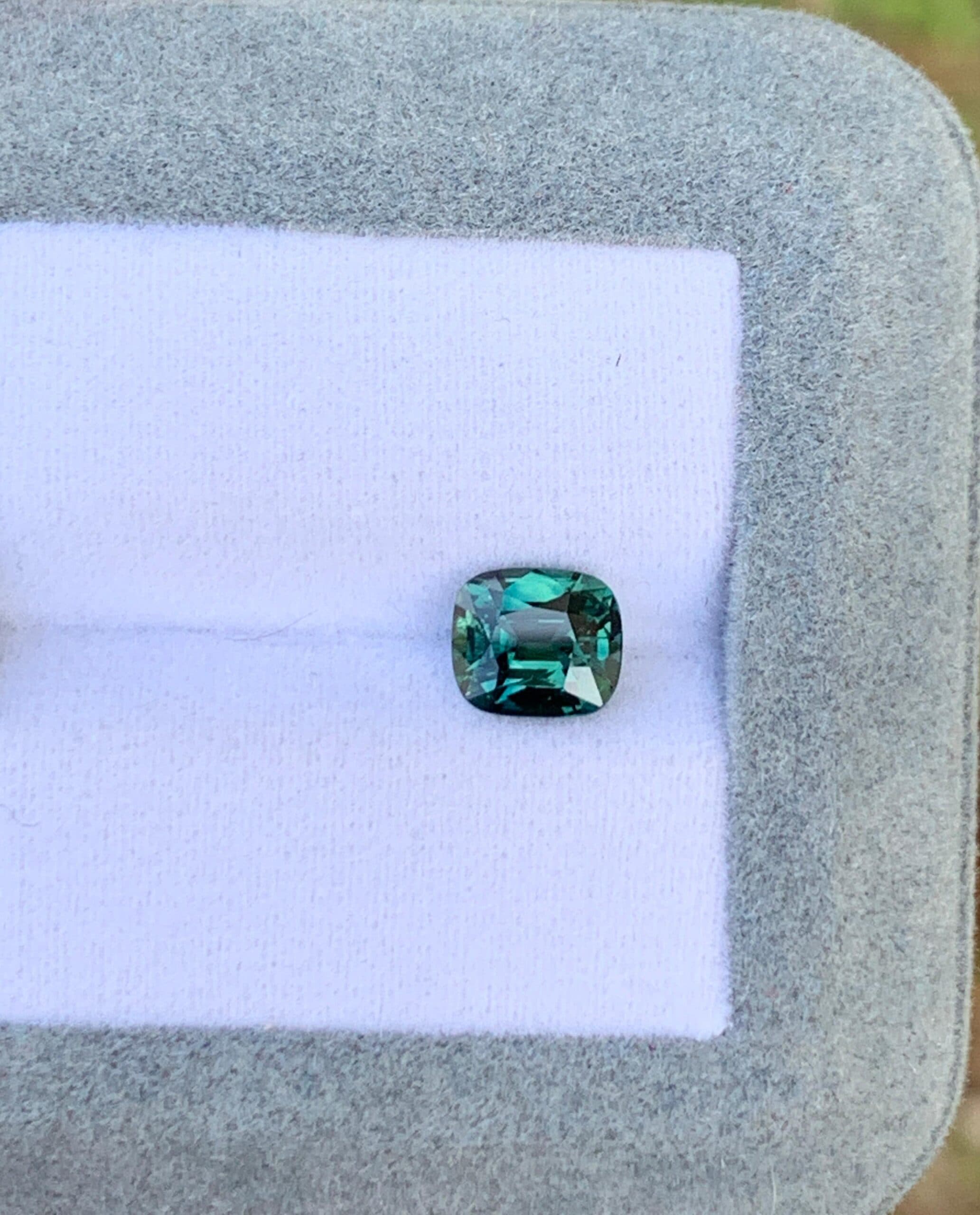 Saphir Teal Coussin de 1,61ct image 2