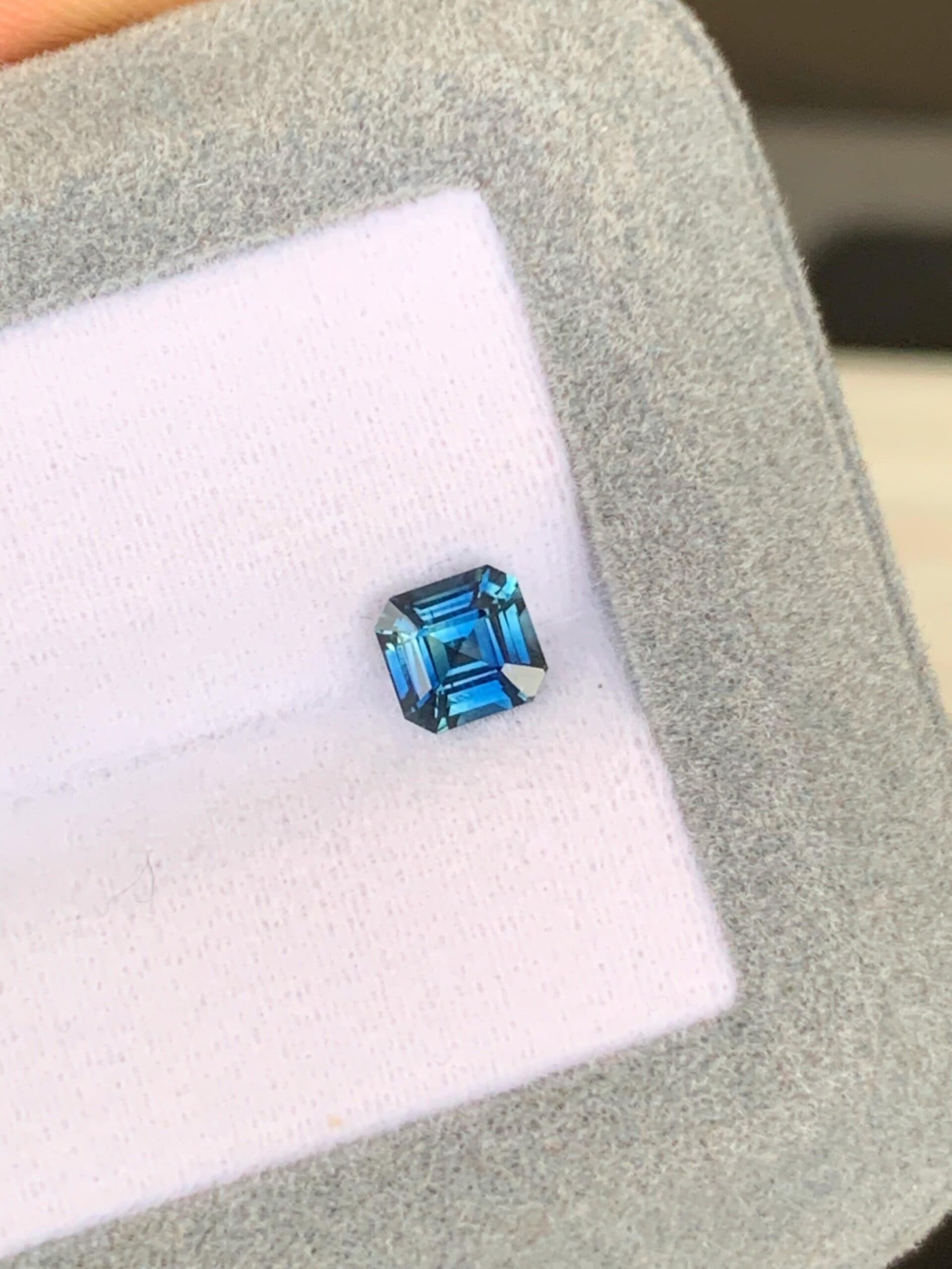 Saphir Teal Rectangle de 1,04ct image 2