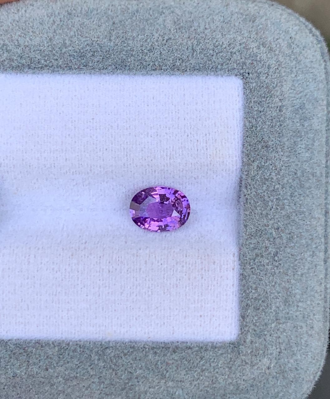 Saphir Violet Ovale de 1,11ct image 2