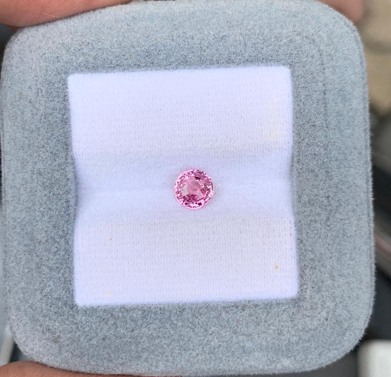 Saphir Rose Rond de 1,06ct — Madagascar image 2