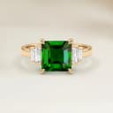 Bague Art Deco Autres Emerald Cut de 1,54ct