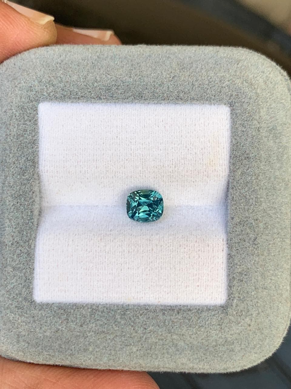 Saphir Teal Coussin de 1,31ct — Madagascar image 2