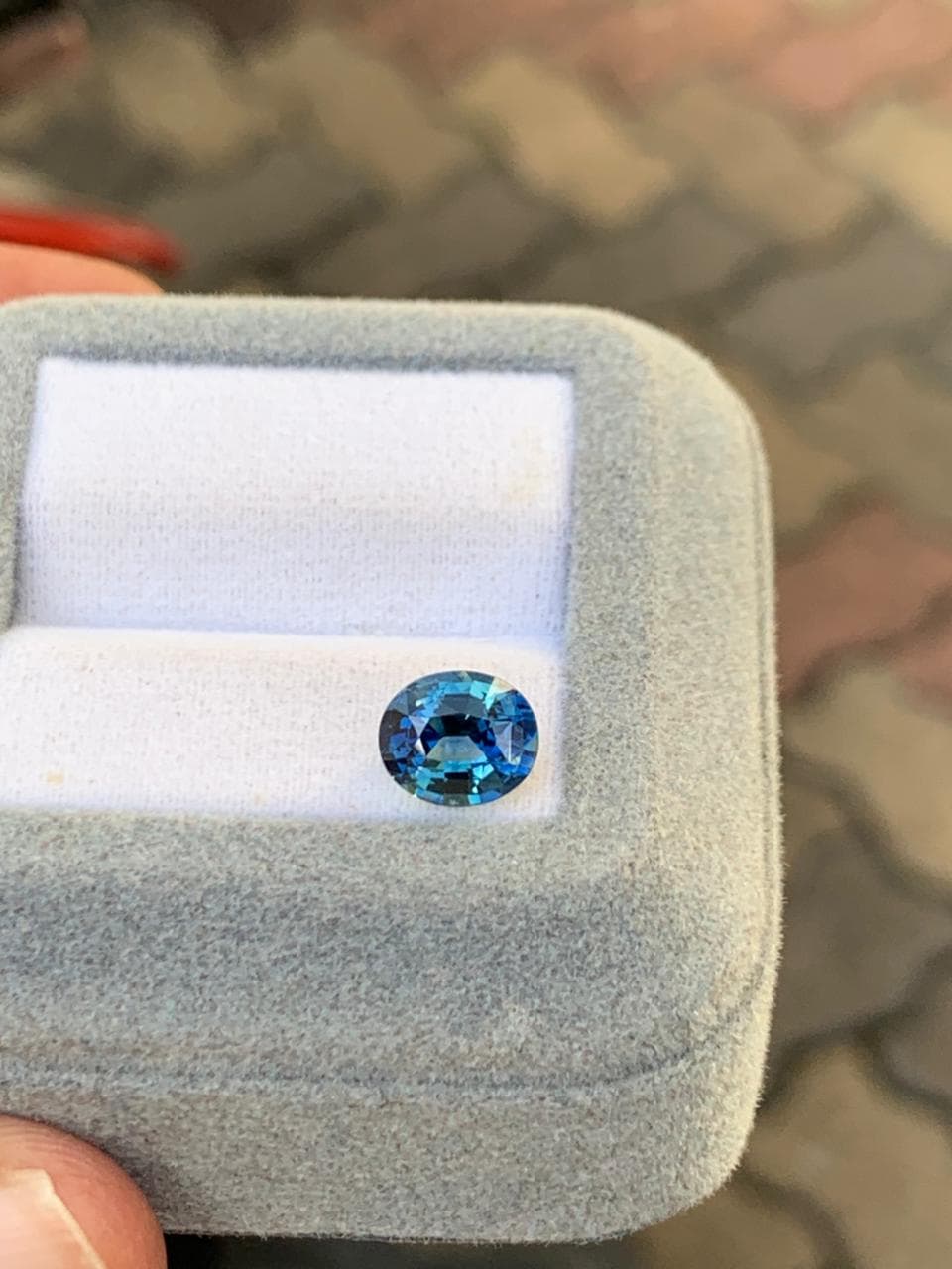 Saphir Teal Ovale de 2,04ct — Madagascar, Non Chauffé (2) image 2