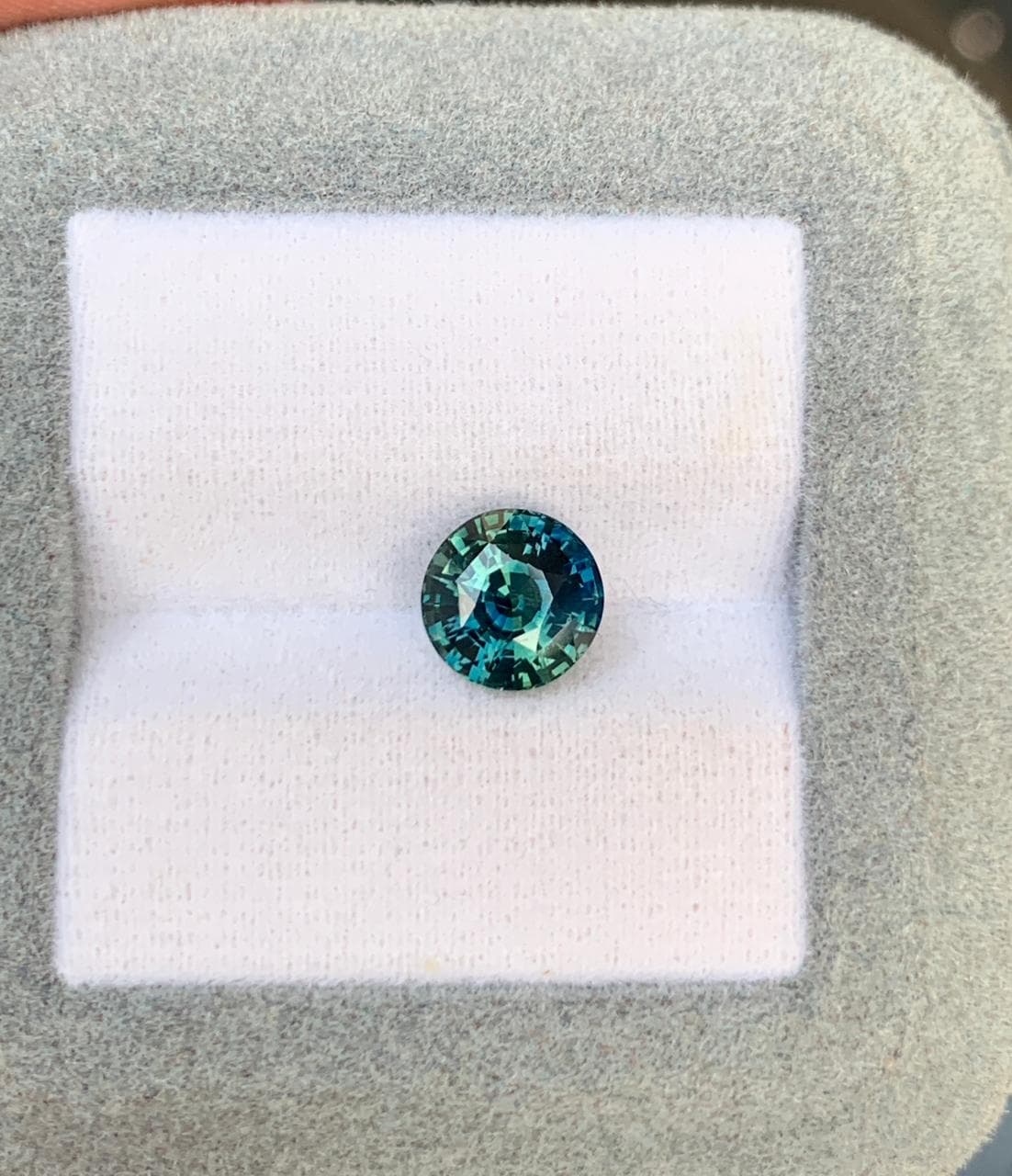 Saphir Teal Rond de 2,58ct — Madagascar image 2
