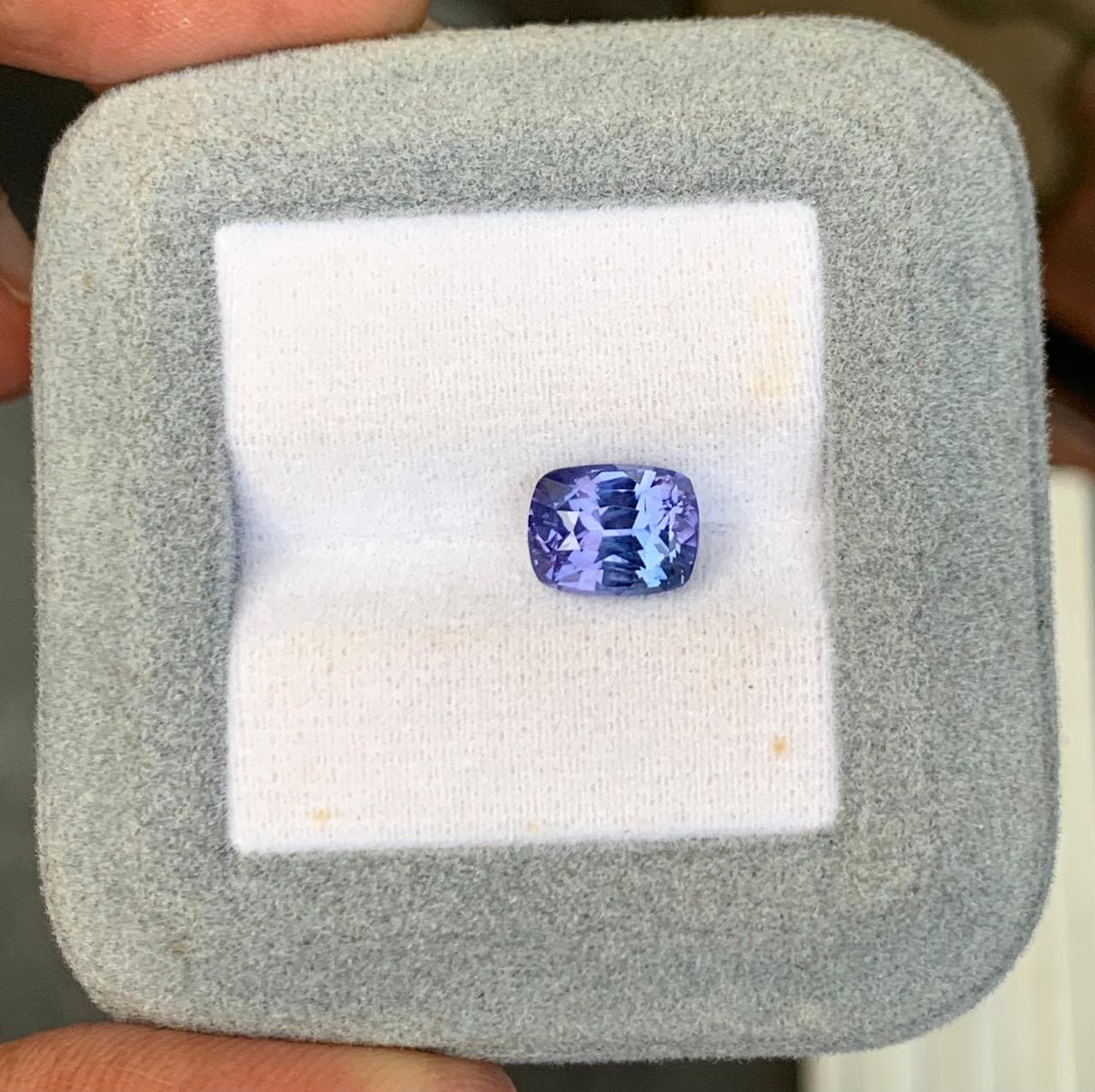 Saphir Bleu Coussin de 3,51ct — Sri Lanka image 2