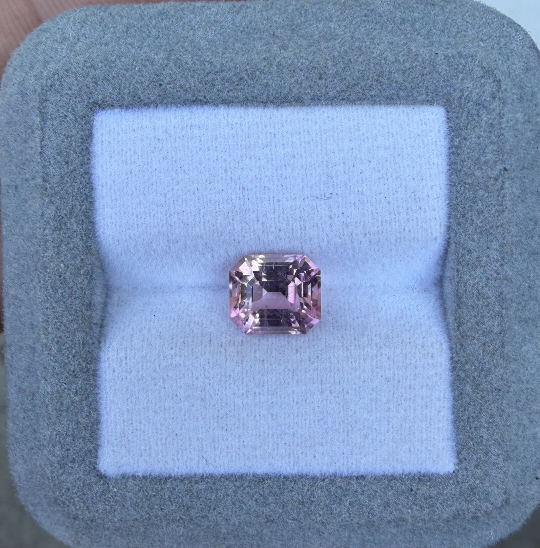 Tourmaline Rose Rectangle de 2,34ct image 2