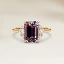 Bague Epaulé Spinelle Rectangle de 1,73ct