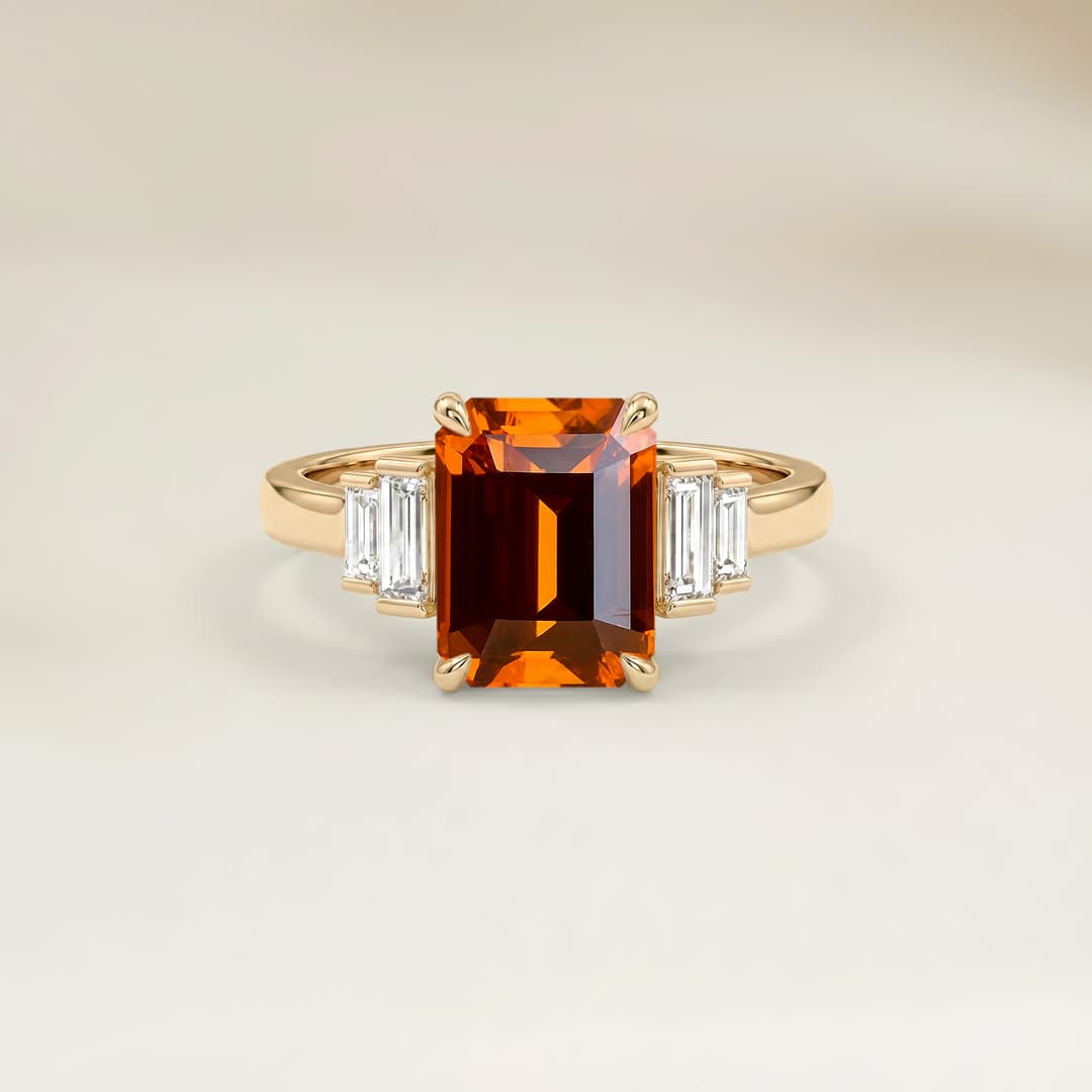 Bague Art Deco Autres Rectangle de 1,50ct