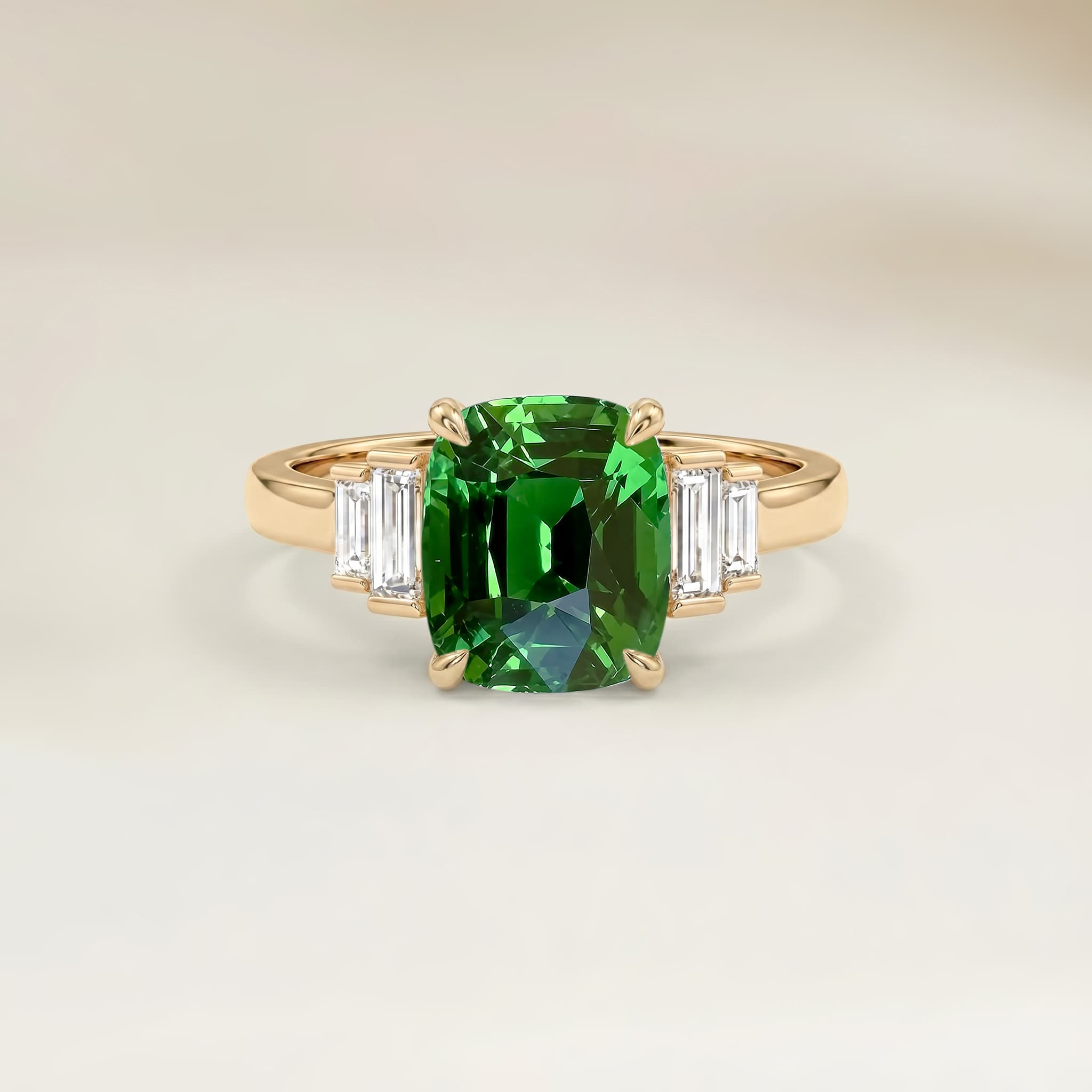 Bague Art Deco Grenat Coussin de 1,51ct image 2