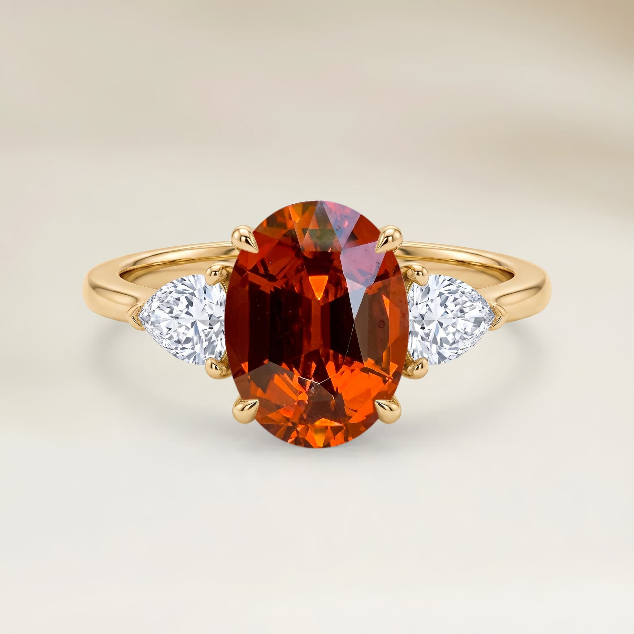 Bague Epaulé Autres Ovale de 3,27ct image 2