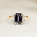 Bague Art Deco Spinelle Rectangle de 1,71ct