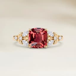 Bague Floral Autres Coussin de 2,02ct