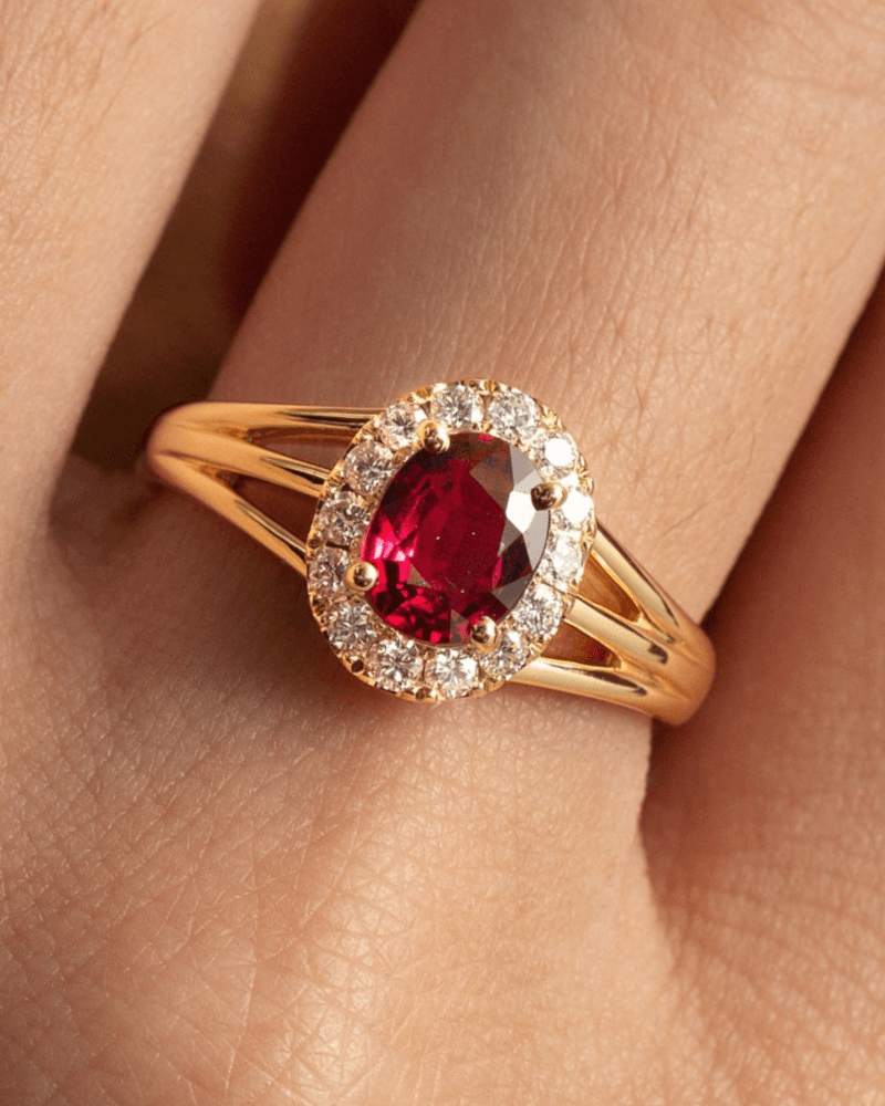 bague de fiancailles rubis mozambique bonnot paris