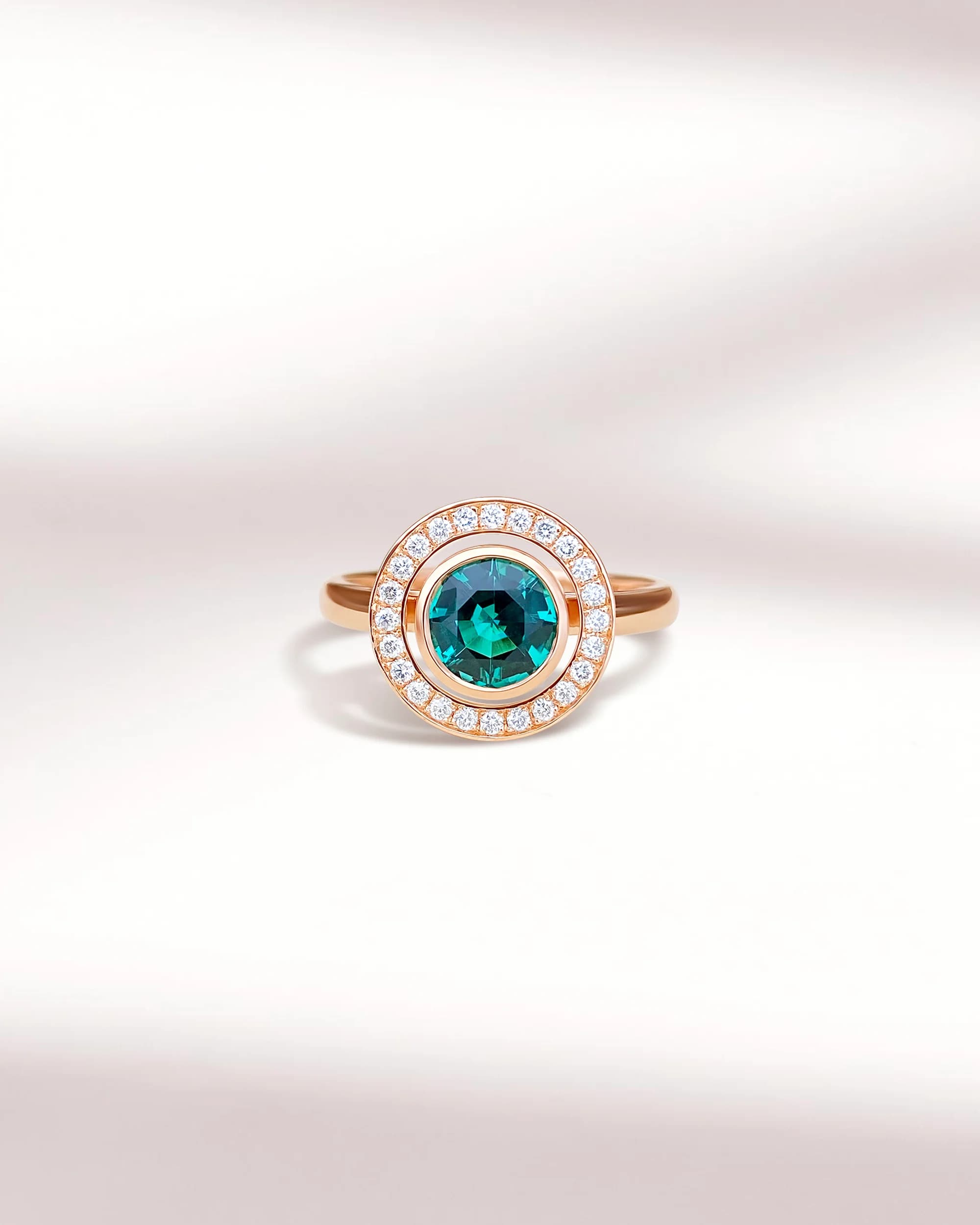 Bague Tourmaline indigolite