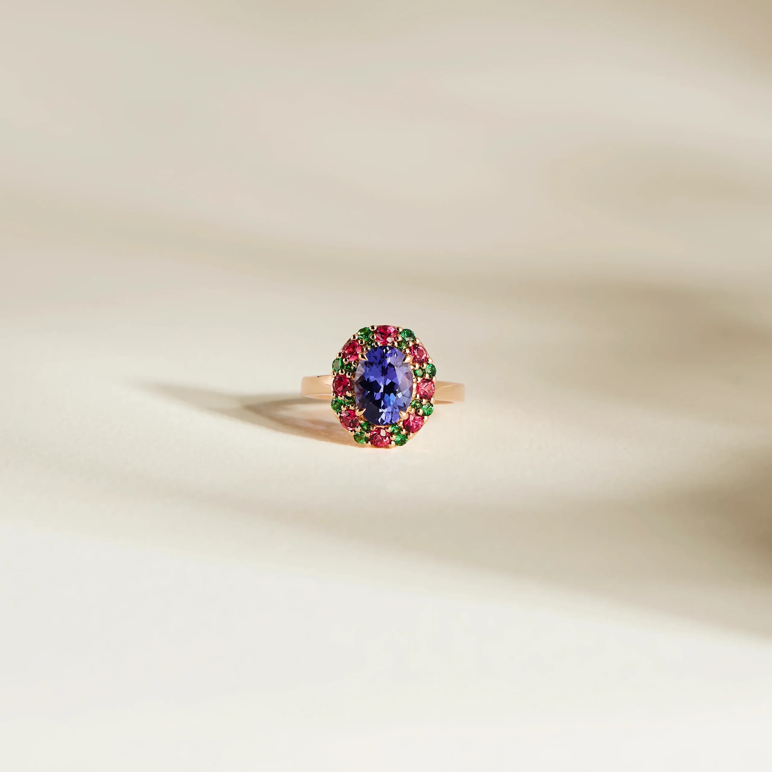 bague sur mesure tanzanite