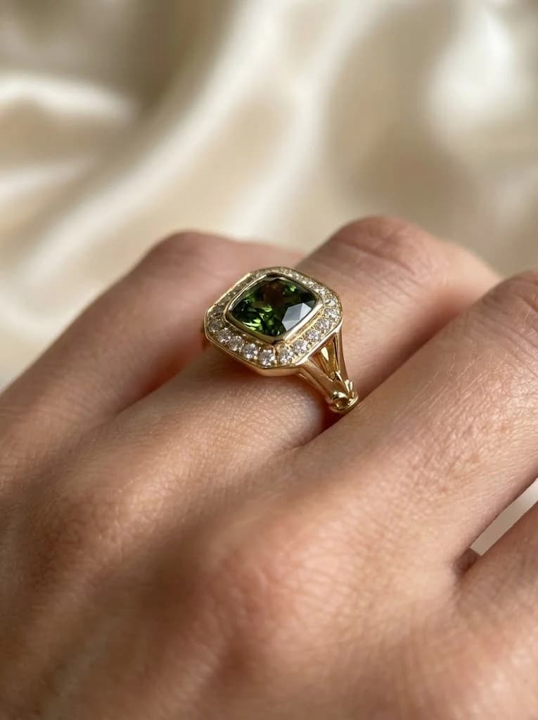 saphir vert creation bonnot paris