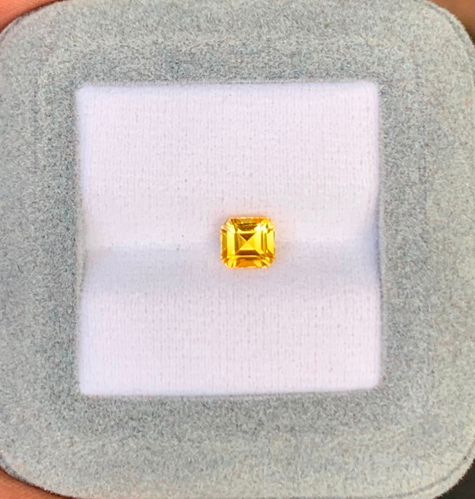 Saphir Jaune Rectangle de 1,05ct