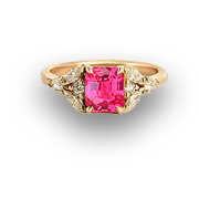 Bague rose et diamants — EXCELLENCE